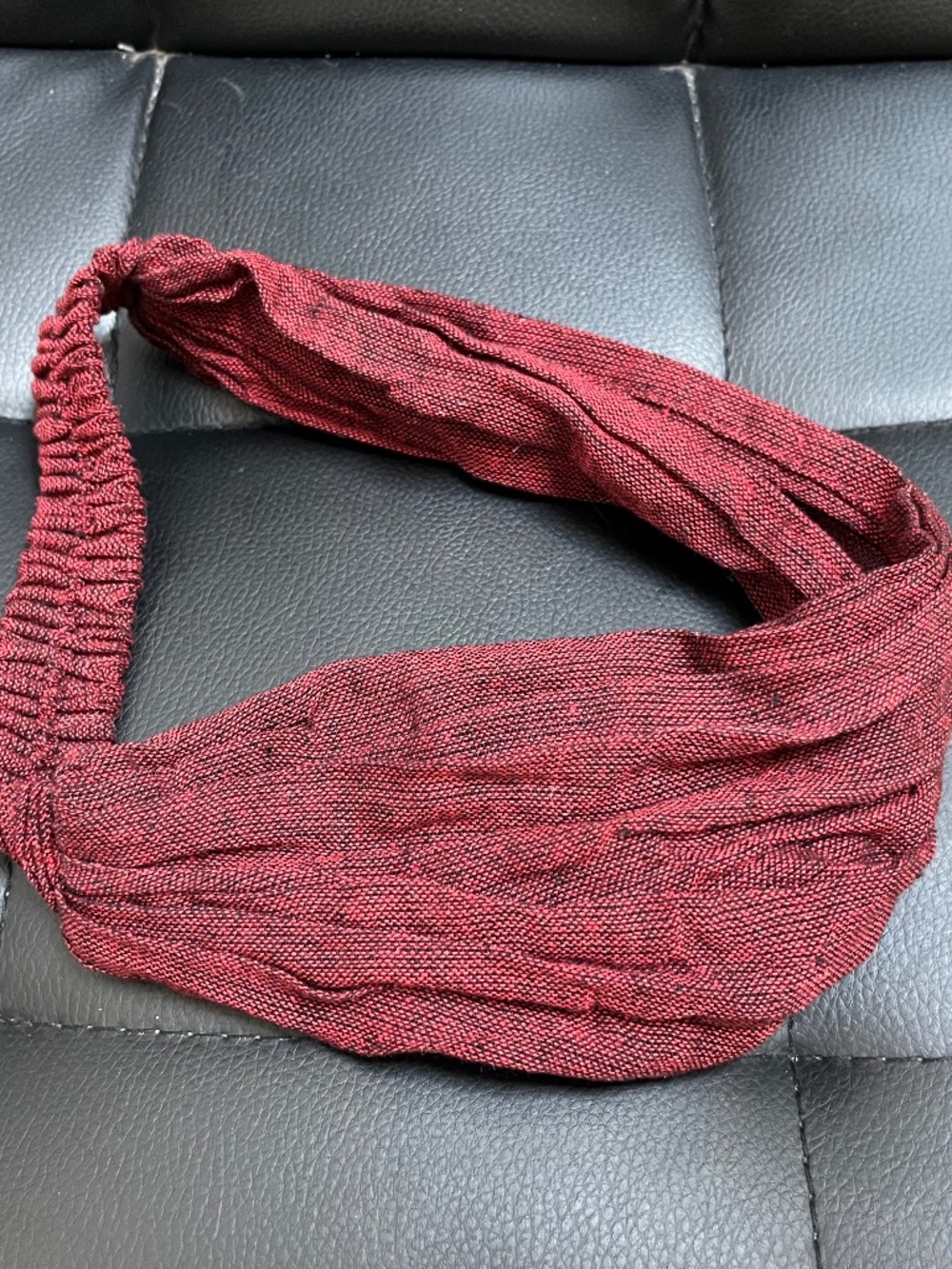Burgundy Cloth Headband